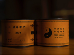 福寿康宁 Fu Shou Kang Ning: Blessing, Longevity, Health & Peace | 1993 Vintage Da Hong Pao