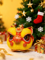 LionSculpture Yellow 01