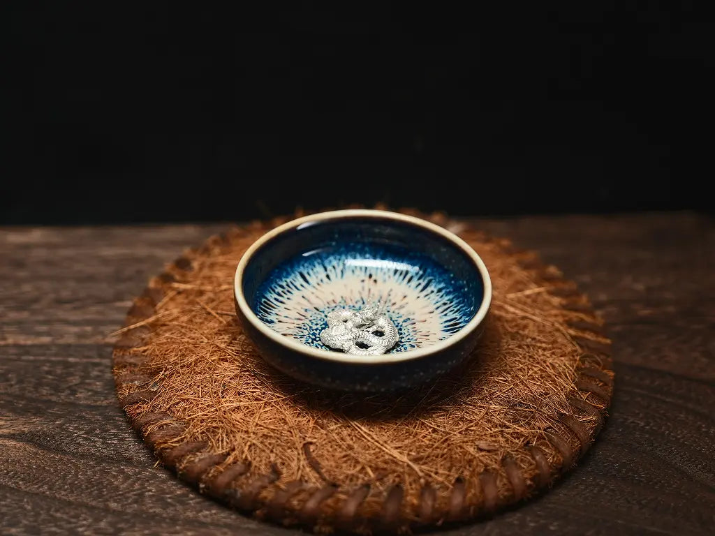 The Silver Dragon Cup – Kintsugi Transmutation Jian Ware